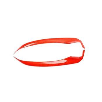 

for 18-19 Toyota Camry Red Carbon Fiber Front Bumper Front Lip Corner Cover Trim