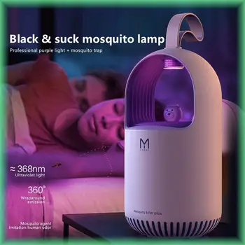 

1 Pcs Mosquito Killer Lamp Little Cute Bear Usb Household Purple Led Mosquito Killer Outdoor Mosquito Lamp Household Inhalation