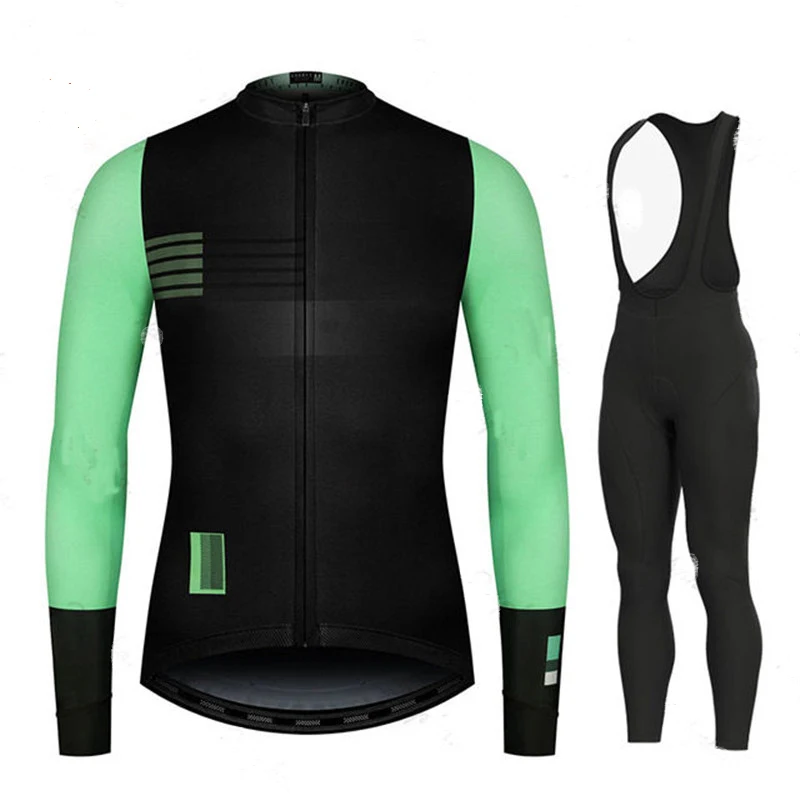 Spain Team Jersey Quick-drying Long-sleeved Jerseys and Cycling Shorts Cycling Sets 10 Colors