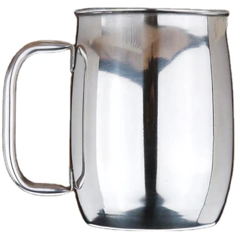 

1000Ml Large Capacity Stainless Steel with Handle Portable Water Glass Beer Drink