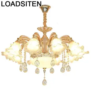 

Cuisine Crystal Lampen Industrieel Lampara De Techo Colgante Moderna Deco Maison Suspension Luminaire Luminaria Hanging Lamp