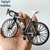 KaKBeir 1:10 Alloy Bicycle Model Diecast Metal Finger Mountain bike Racing Toy Bend Road Simulation Collection Toys for children 1