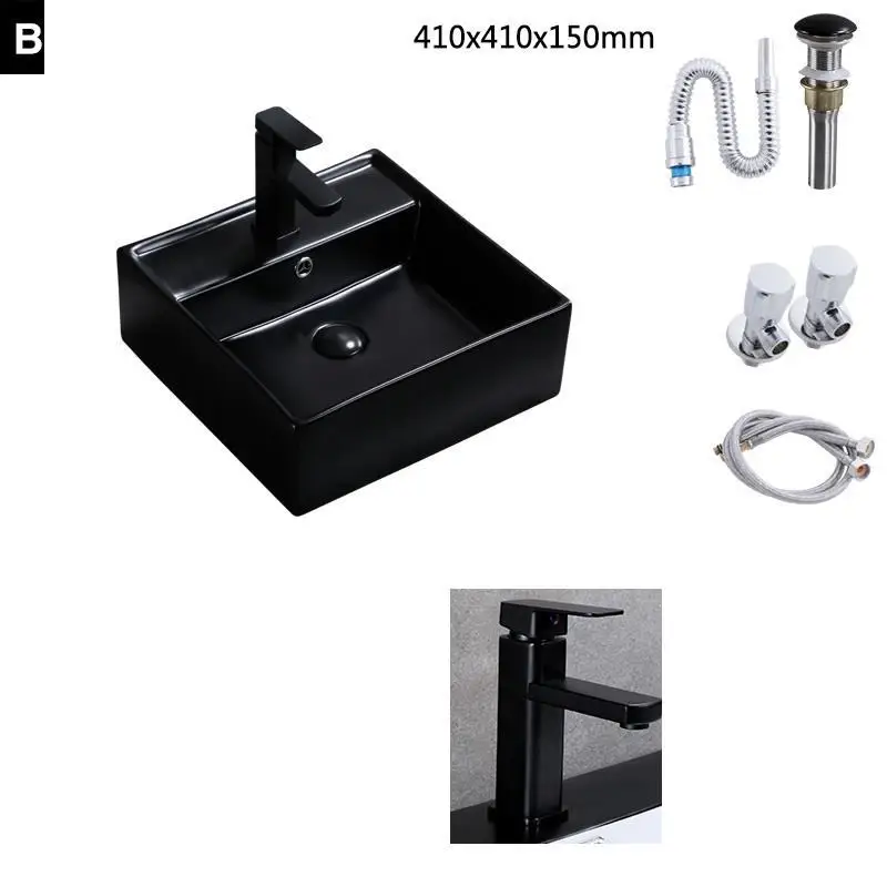 MODEL Q Bagno Waschtisch судна раковины Waschbecken умывальник Salle De Bain Umywalka Nablatowa с двумя ручками для кухни, Куба Banheiro Ванная комната раковина - Цвет: MODEL Q