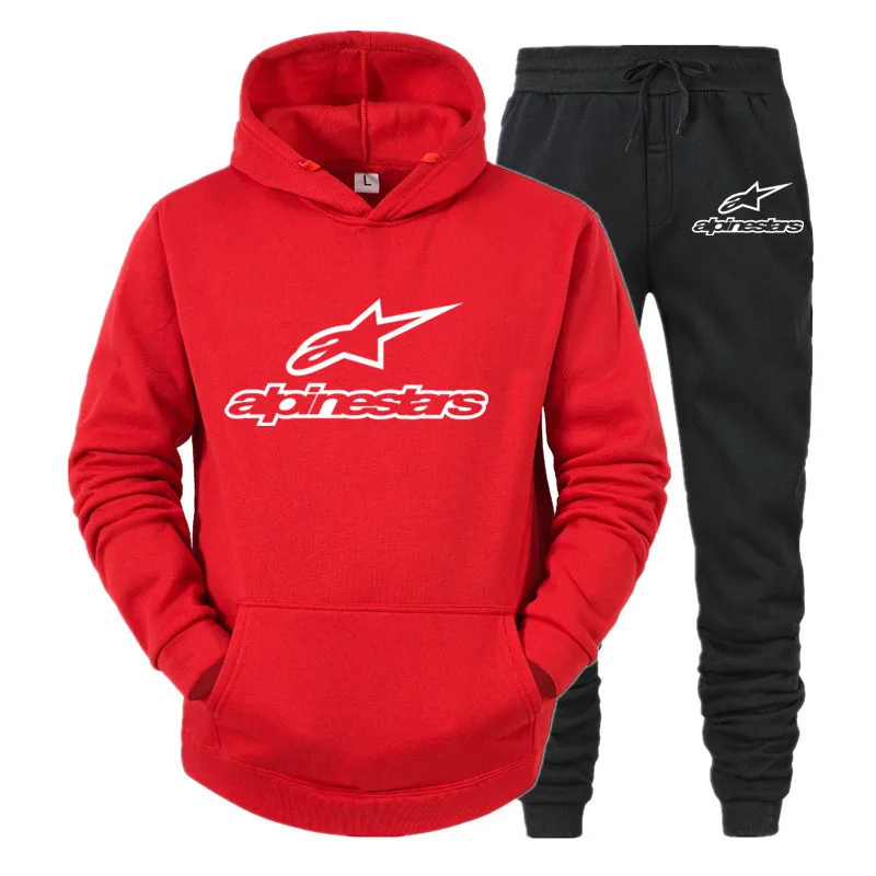 Alpinestars-Sudadera con capucha para hombre y mujer, ropa deportiva de Color sólido, trajes cómodos y elegantes