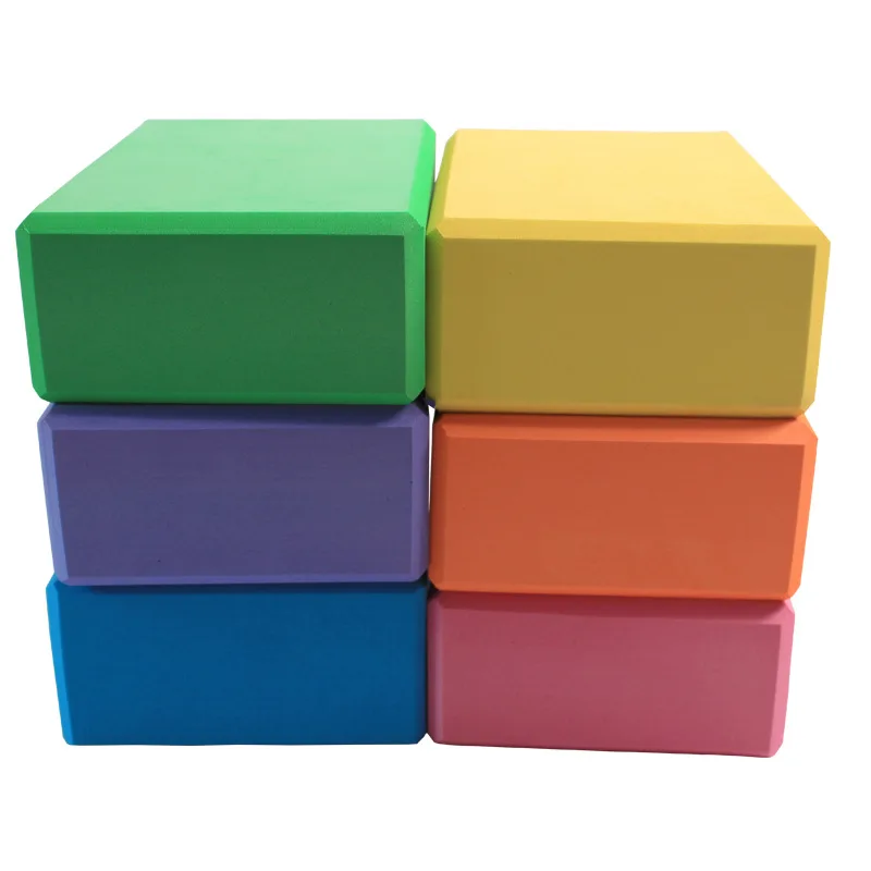 

Manufacturers Direct Selling EVA Yoga Block High Density Environmentally Friendly Thick Multi-color Yoga Brick Fitness Brick Ant