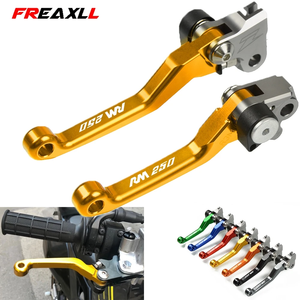 

Motocross CNC Aluminum Dirt Bike Pit bike Pivot Handle Lever Brake Clutch Levers For SUZUKI RM250 1996-2003 1997 1998 1999 2001