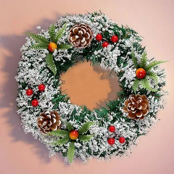 

Christmas Door Wall Window Wreath Garland Tree Xmas Hanging Home Office Decor