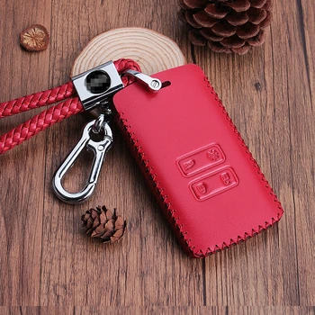 

LUNASBORE Cow Leather car key case cover for Renault KOLEOS Kadjar 2016 2017 Clio Scenic Megane Duster Sandero Captur Twingo