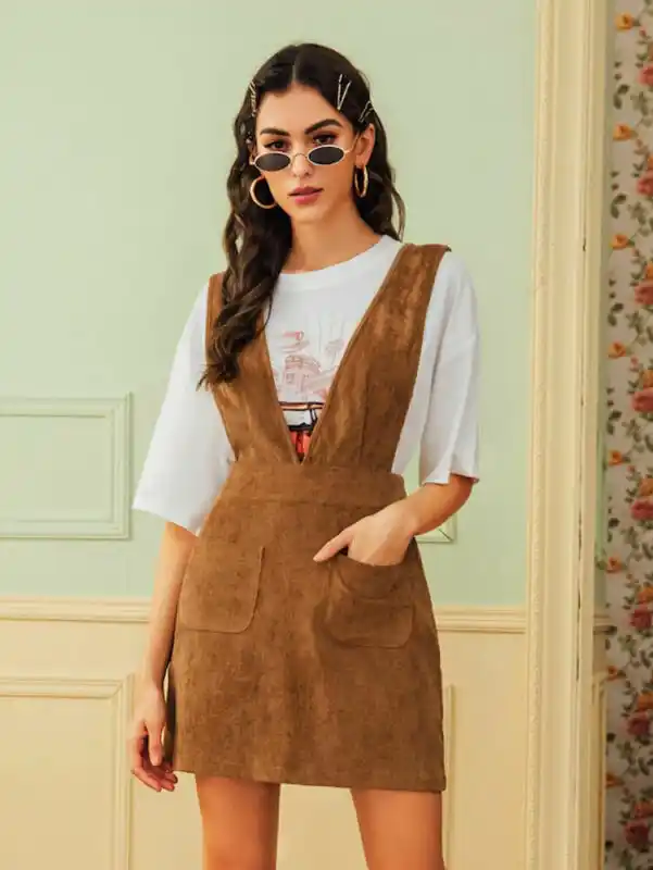 ladies suspender dress