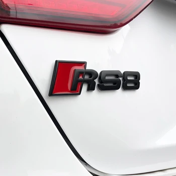

Car 3D Metal Sticker Badge Logo Emblem Trunk Decoration Accessories For Audi A3 A4 A5 A6 S3 S4 S5 S6 S8 RS3 RS4 RS5 RS6 RS8