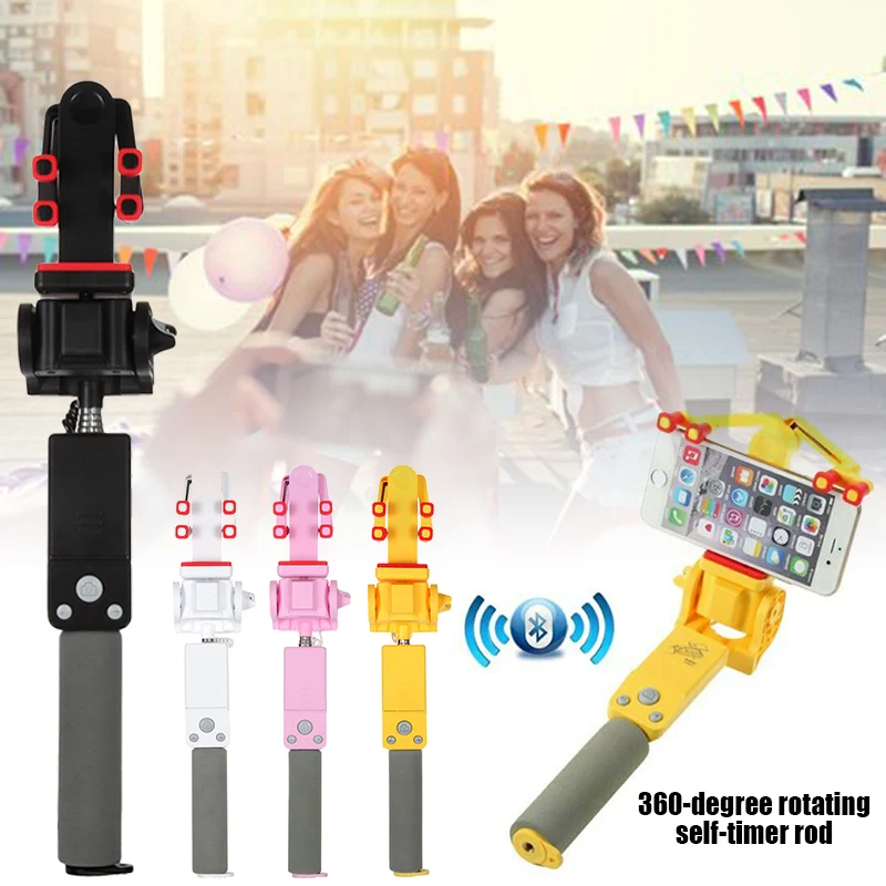 Selfie Stick Electric 360 Degree Rotation Bluetooth Selfie Stick Travel Camping JFlyer