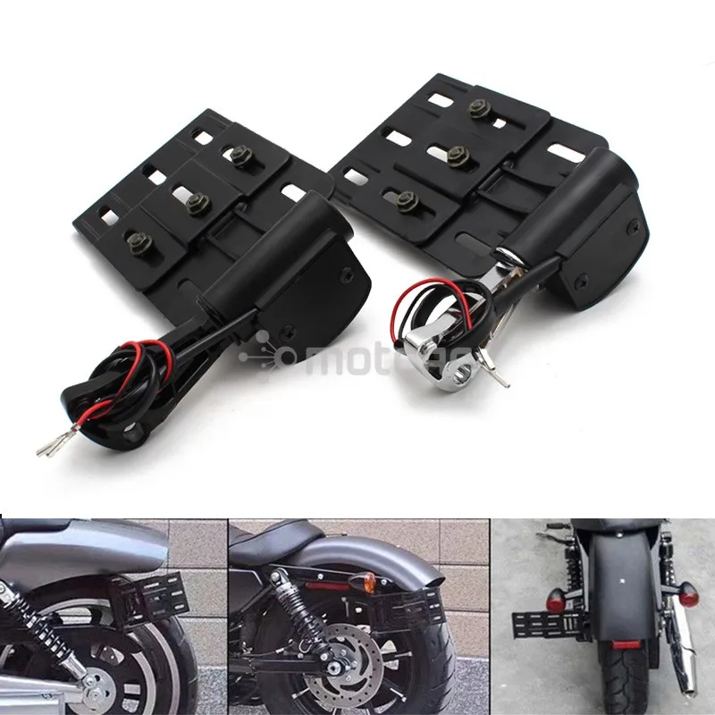 Side Mount License Plate Frame Bracket for Harley Forty Eight 2010-2017& Iron883 Side Mount License Plate Frame Bracket for Harley Forty Eight 2010-2017& Iron883