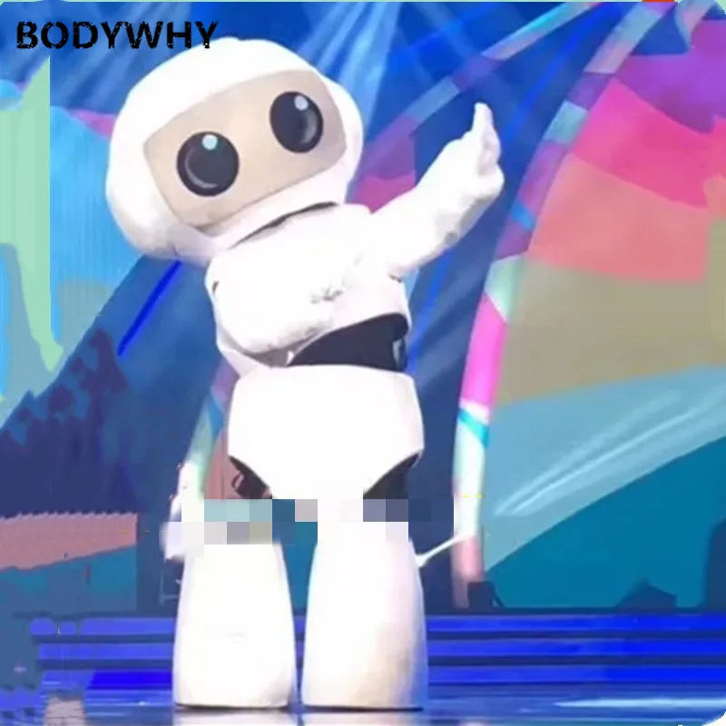 Robot Cartoon Mascot Costume Suits Cosplay Party Game Dress Outfits Clothing Advertising Promotion Carnival Ad Top | Тематическая