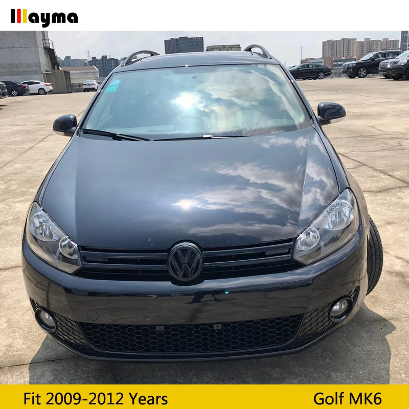 Спортивный стиль для VW Golf 6 2009-2012 MK6 ABS автомобильный Стайлинг наружные части гоночный передний бампер ниже грили не подходят GTI& R20