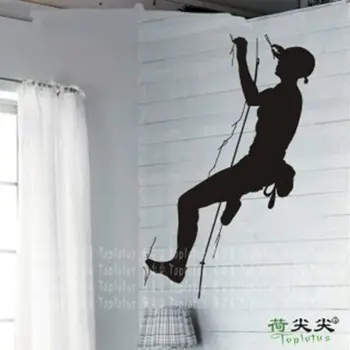 

Rock Climbing Wall Sticker Vinyl Climber Wall Decals Pegatina Decor Mural Home Decoration Extreme Sports Climbing Car Decal