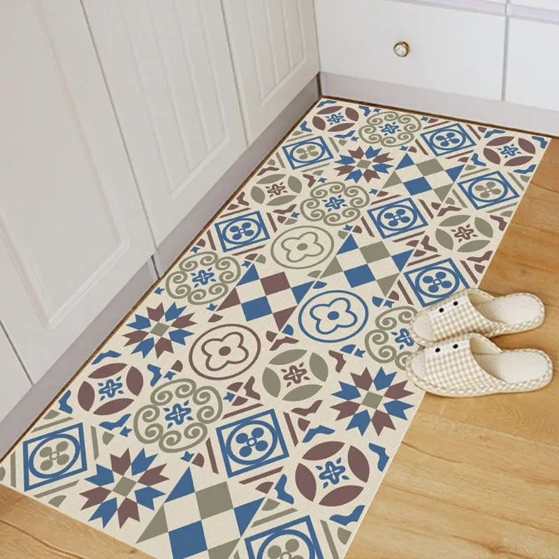 

120x60cm 3D Print Floor Tiles Sticker Non-slip Twill PVC DIY Decal Home Decor Y1QB