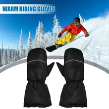 Прочные лыжные перчатки классические деликатные зимние перчатки с электрическим подогревом тепловые варежки для езды на мотоцикле
