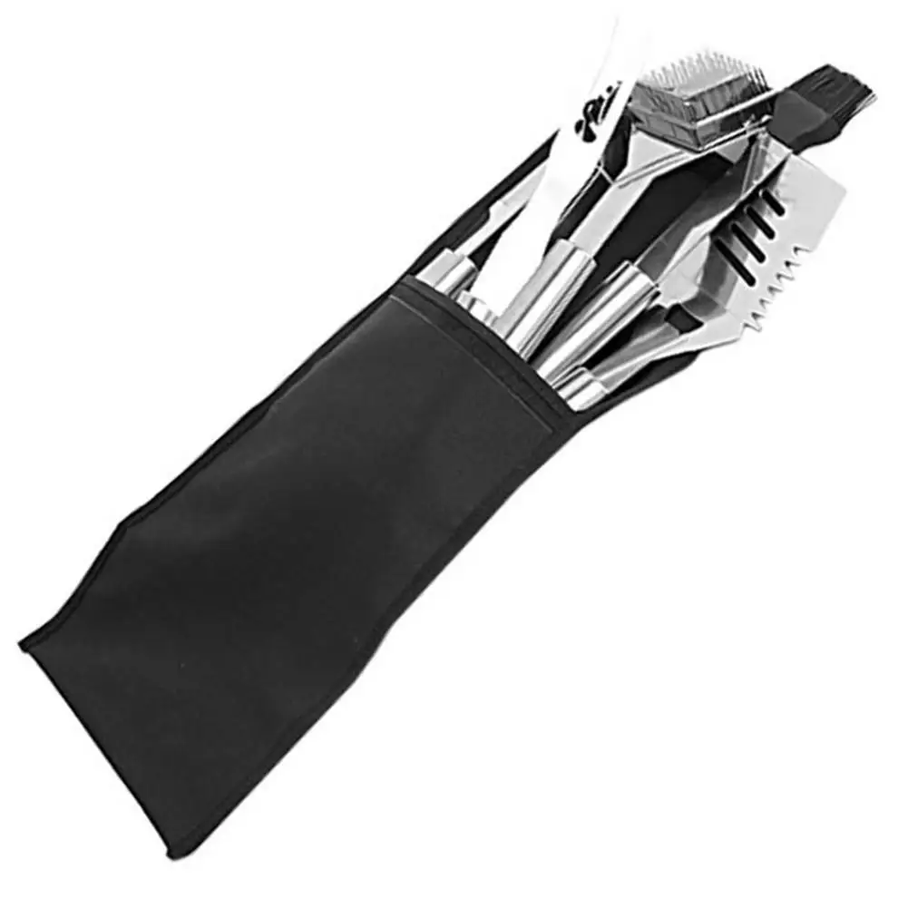 1pcs Oxford Cloth BBQ Tool Storage Bag Foldable Grilling Utensil Carrying Pouch