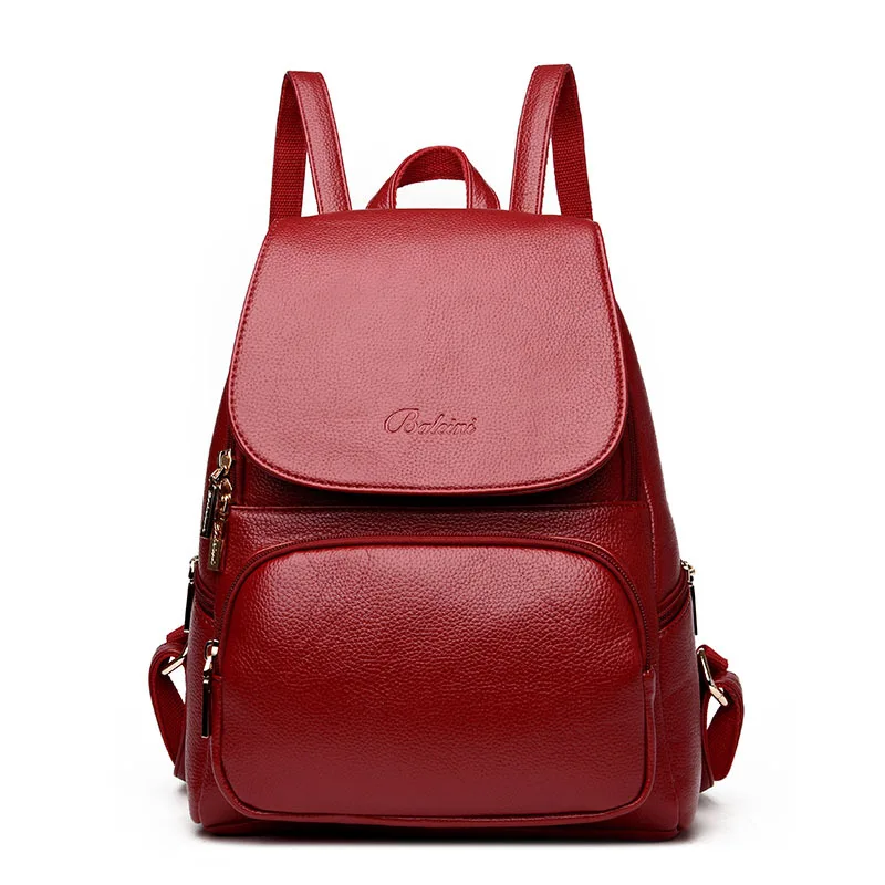 

2018 Summer New Style Embossed Leather Backpack Korean-style Women's Backpack Hand Schoolbag Backpack