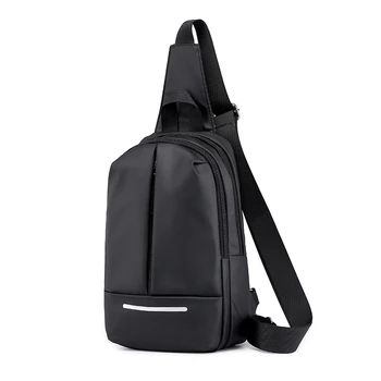 

AUAU-Multi-Function Messenger Bag Men's Waterproof Fashion Chest Bag Short-Distance Crossbody Chest Bag Waterproof Shoulder Bag