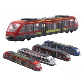 

Train High Speed Rail Alloy Simulation Railway Model Rail Random Color Cars Toys for Kids Children Gift Supplies