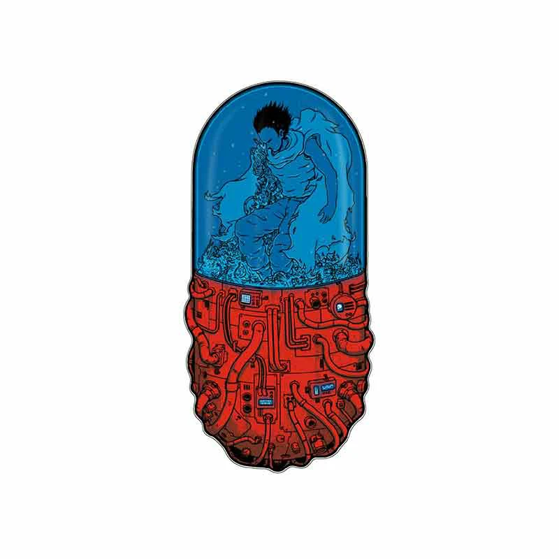 

Funny Creative Car Stickers for Akira Tetsuo Inside Pill Tank Sunscreen Waterproof RV VAN Fine Accessories Decal Vinyl,13cm*7cm