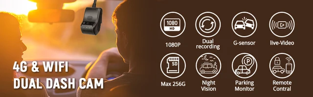 JIMI 4G Car DashCam JC400P UBI GPS Wifi DVR With 2 Live Stream Video Record  Cloud Storage Cut-Off Fuel By APP 1080P Tracker Cam - AliExpress