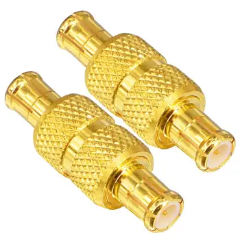 

100 Pieces MCX Male to MCX Male RF Coax Adapter Straight Goldplated for WiFi Antenna