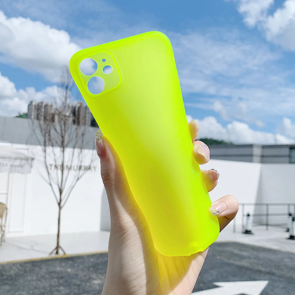 Матовый Силиконовый мягкий чехол карамельного цвета из ТПУ для iPhone 11 Pro 7 8 Plus SE 2020