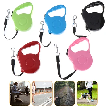

5 color Dog Leash Automatic Retractable Walking Lead Pet Extending Traction Rope