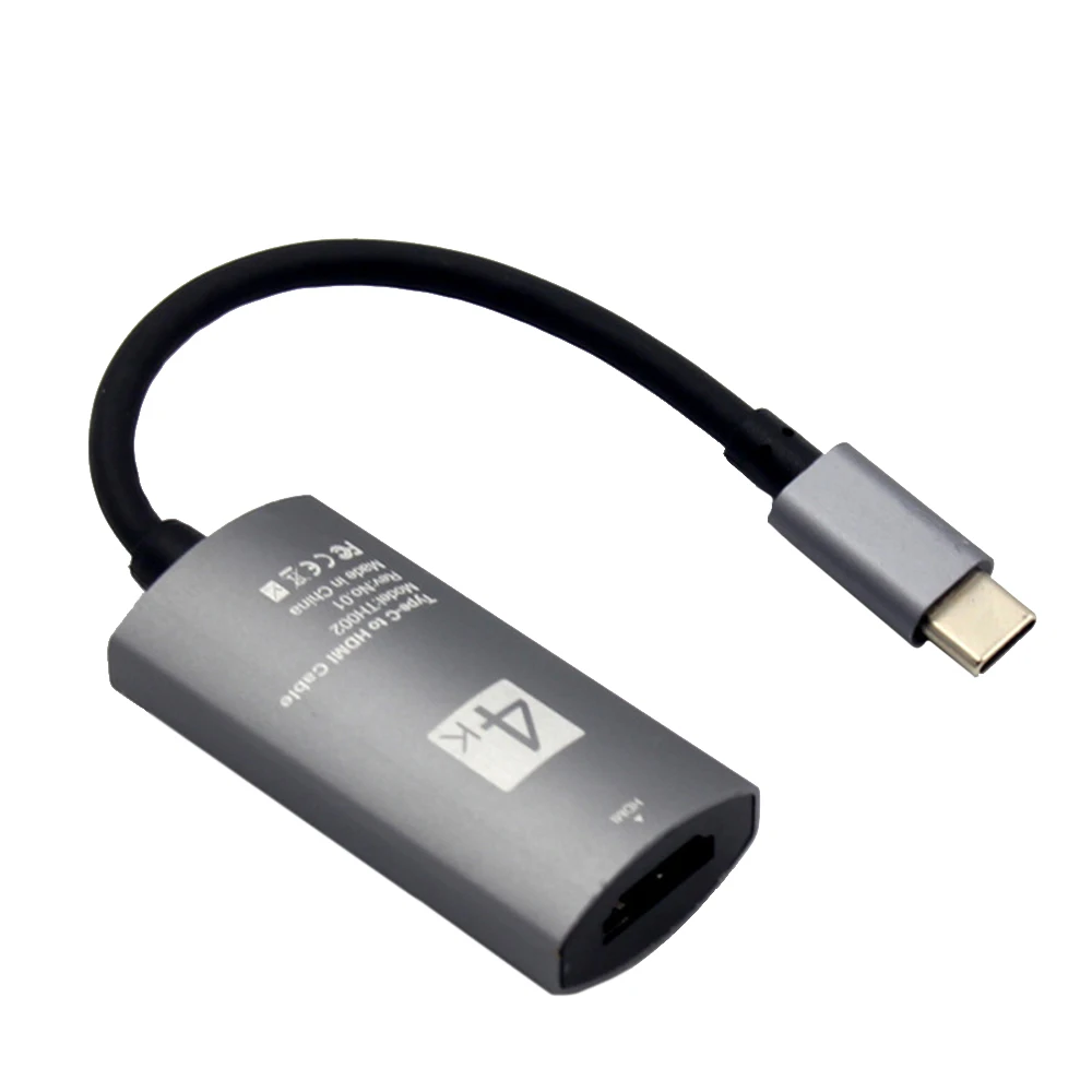 AS Shown 4K type C к ТВ HDMI кабель видеоадаптера преобразователь ТВЧ-сигналов для samsung Galaxy S10+ S9 S8 Plus Note 8 9 для Macbook PC для проектора - Цвет: AS Shown