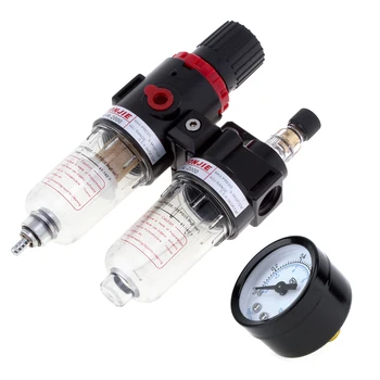 

Air Compressor AFC2000 0-1.0mpa Air Source Treatment Filter Two Union Oil Water Separator Regulator Air Source Treatment