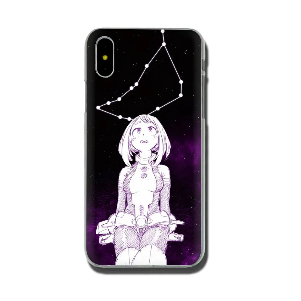 H10 Ochako Uraraka My Hero Academy Жесткий Чехол Для Телефона iphone 5 5s 5c 6 6s Plus 7 8 Plus X XR XS 11 Pro Max - Цвет: H10