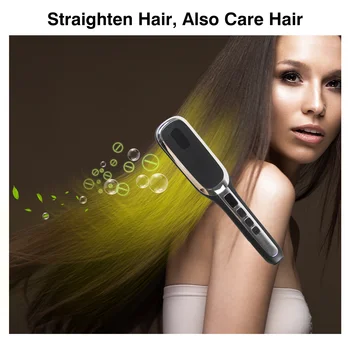 

Hair Straightener Four-gear temperature adjustment Ceramic Tourmaline Ionic Flat Iron Curling iron Hair curler For Women hair