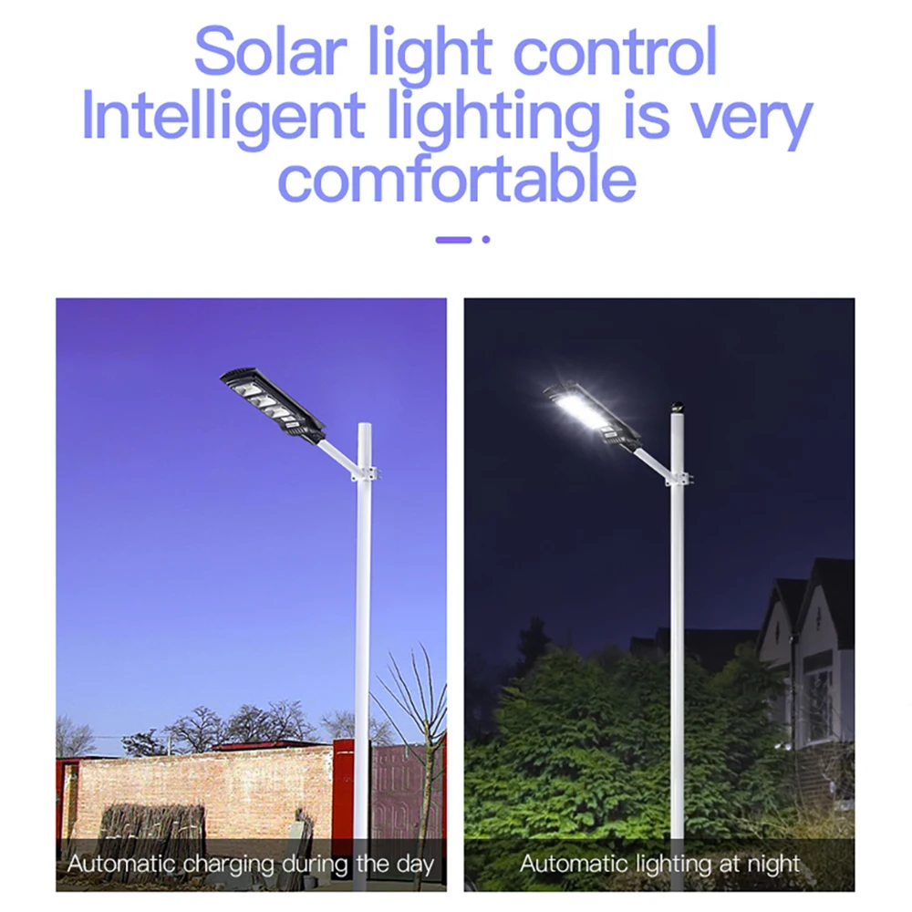 Solar LED street light, 100W, 150W, light sensor remote ...