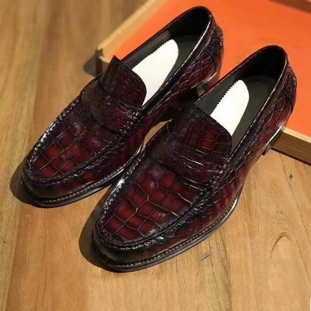 Рисунок 3 - Крокодиловая обувь yinshang для мужчин