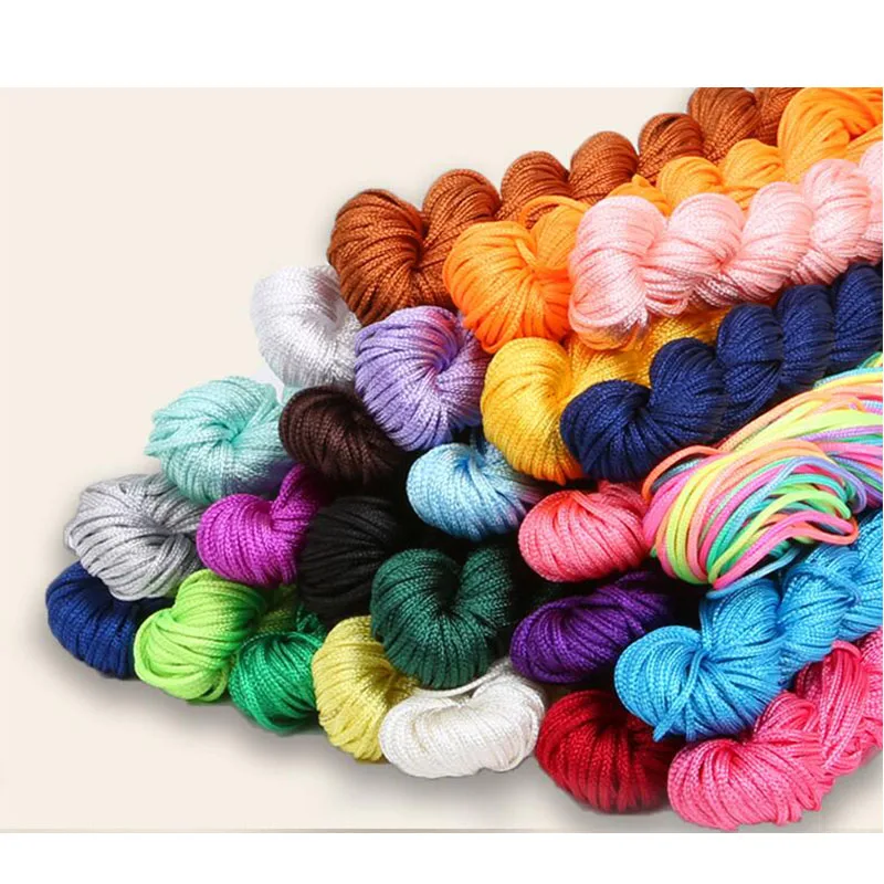 

28m Nylon Cord Thread Chinese Knot Macrame Rattai Braided String DIY for Jewelry Making Accessories For Bracelet&Necklace