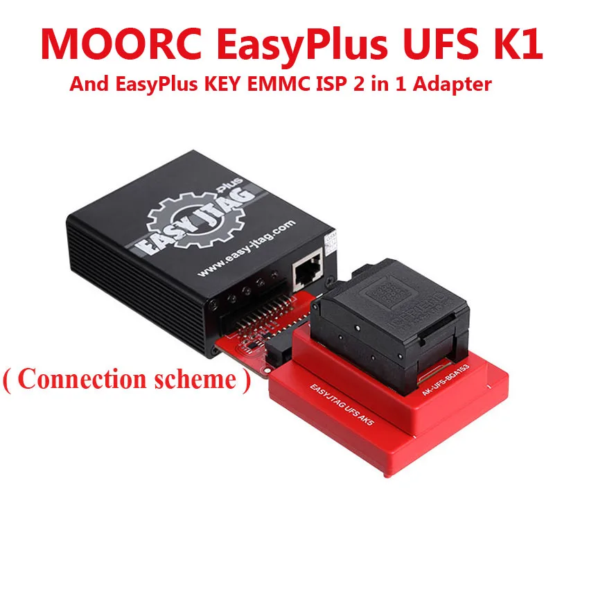 Z3X EASY JTAG Plus UFS key K1 + eMMC ISP 2 IN 1 Adapter for UFS Socket / EMMC Socket