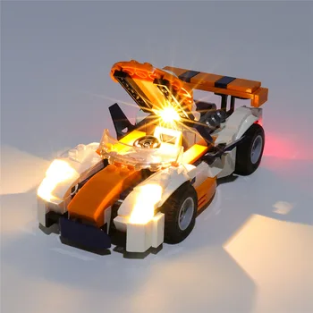 

USB Powered Building Blocks LED Lighting Kit for Sunset Track Racer 31089 (Only LED Light, No Block Kit) With Instructions