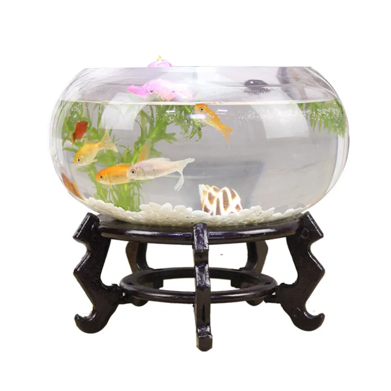 HONGYI round cylinder Round goldfish tank Ecological creativity