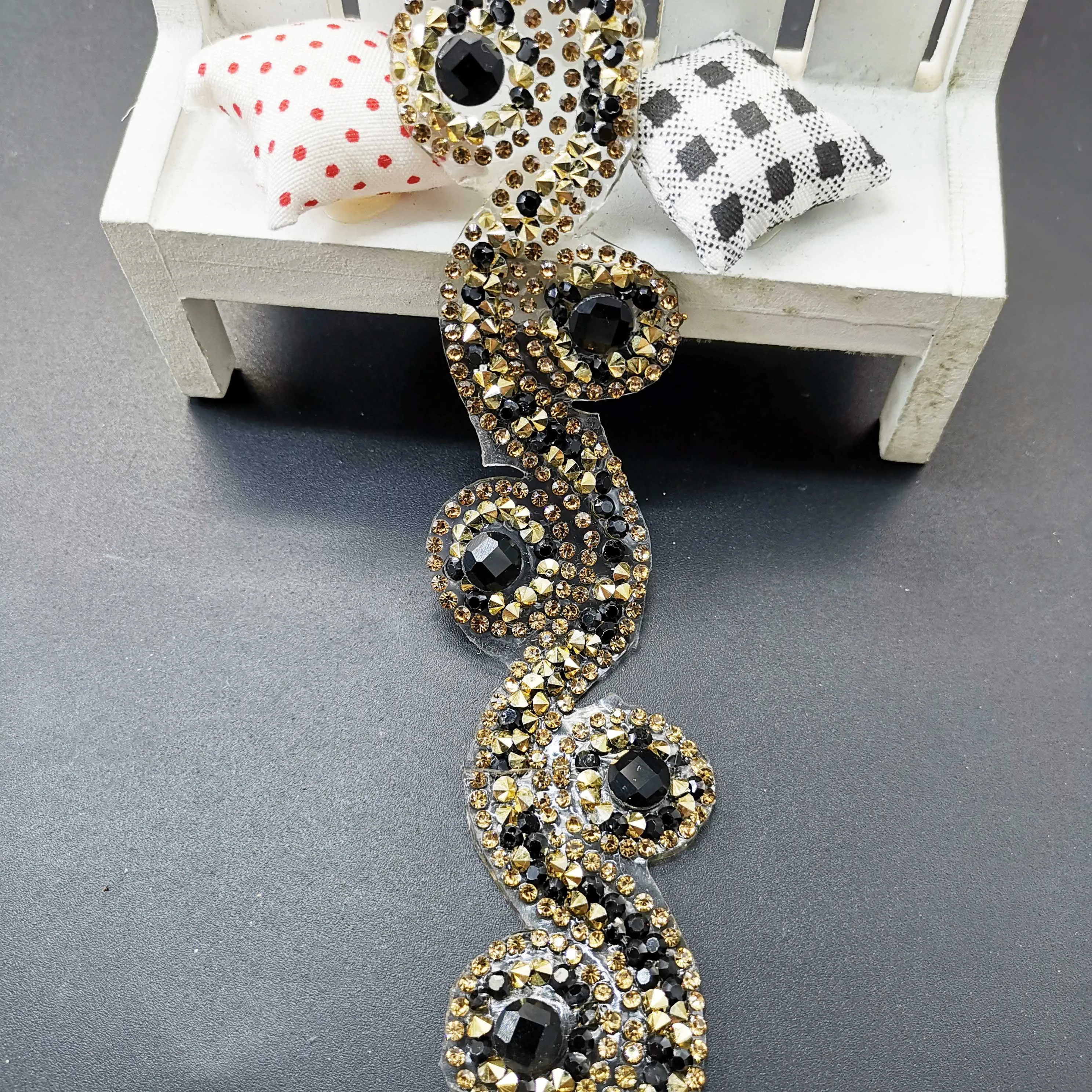Lace Ribbon Lace Fabric Lace Sewing Accessories Lace Sewing Supplies Lace Accessories Lace Garment Accessories Clothing Accessories Clothing Craft Accessories 1Yard African Lace Trim Round Rhinestone Tassel Beads Pendant Collars