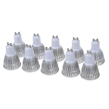 

10 x 5W GU10 5 LED GU10 LED Bulb LED Light Bulb Cold White LED 450-Lumen AC95-240V