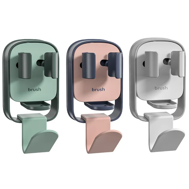 Porta spazzolino elettrico, portabicchieri, senza fori, montaggio a parete, bagno, elettrodomestici, sensore di gravità, artefatto_voghion.com