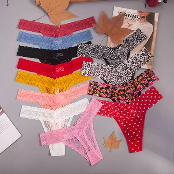 

4color Big size black XXXL lace sexy Women Sexy Thongs G-string Underwear Panties Briefs Ladies T-back lingerie 5pcs/Lot ac146