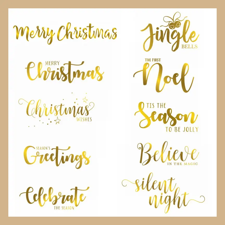 

Merry Christmas Noel Greeting Words Letter Hot Foil Plates Decorate Card Embossing Paper Stencils Scrapbooking Craft New 2019