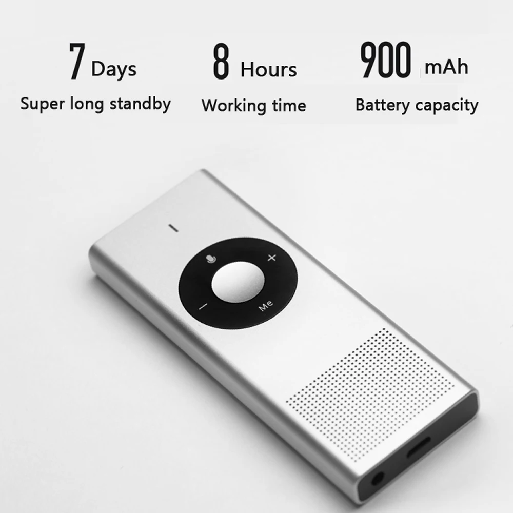 Xiaomi Mijia Chain Link Moyu AI Translator 14 Lauguages 8 Hours Standby Wifi Network Translate Machine For Travel Smart Home