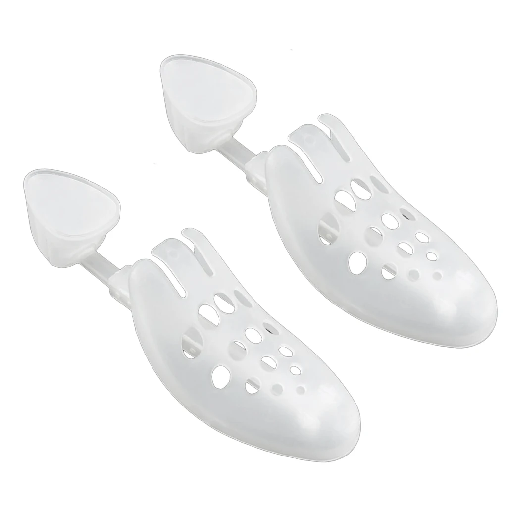 2 Pcs Plastic Mini Shoe Tree Adjustable Stretcher Widener Expanders Stretch Length Width Height Shoe Expander Support