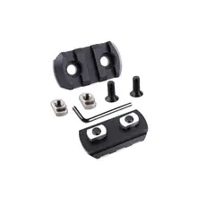 3-слотовый m-lok Алюминий Пикатинни geissele rail тактический фонарь с креплением крепление рельсового прицела