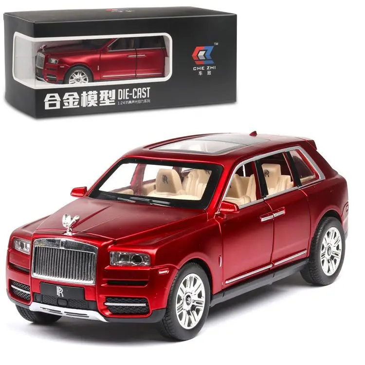

Vehicle Induced 1: 24 Model Alloy Sound And Light Warrior Car CHILDREN'S Toy 6 Can Open Cz071 Separate Boxed