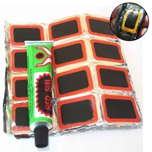 

Square Rubber Cycling Bike Tire Tyre Inner Tube Puncture Mountain Bike Bicycle Tire Patch Cycle Repair Tools 48PCS 25mm